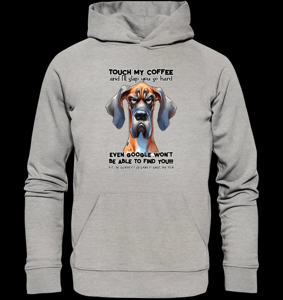 Coffee-Dog • Kaffee • Hund • Unisex Premium Hoodie XS-5XL aus Bio-Baumwolle für Damen & Herren • Exklusivdesign • personalisiert