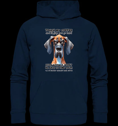 Coffee-Dog • Kaffee • Hund • Unisex Premium Hoodie XS-5XL aus Bio-Baumwolle für Damen & Herren • Exklusivdesign • personalisiert