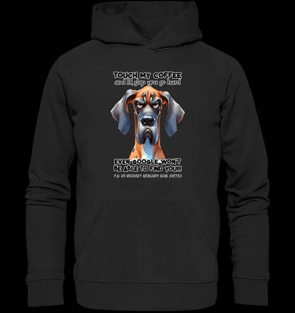 Coffee-Dog • Kaffee • Hund • Unisex Premium Hoodie XS-5XL aus Bio-Baumwolle für Damen & Herren • Exklusivdesign • personalisiert