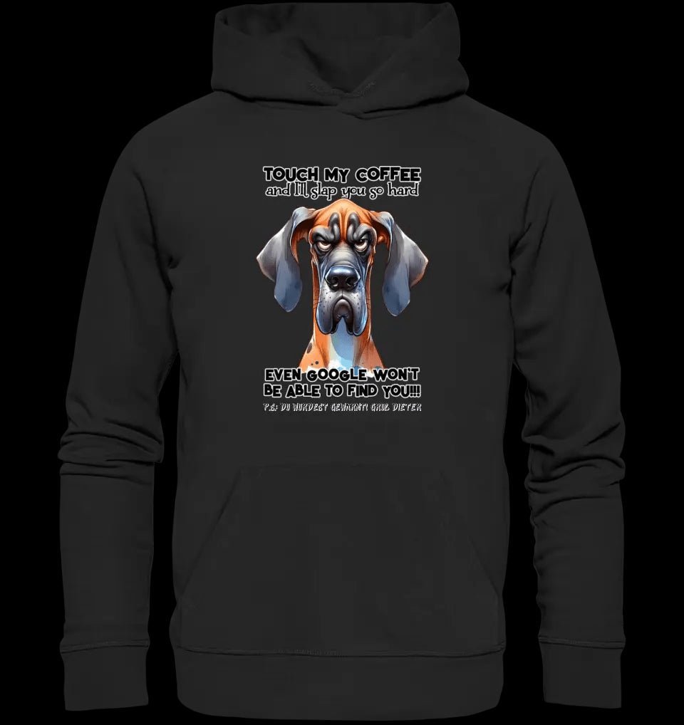 Coffee-Dog • Kaffee • Hund • Unisex Premium Hoodie XS-5XL aus Bio-Baumwolle für Damen & Herren • Exklusivdesign • personalisiert