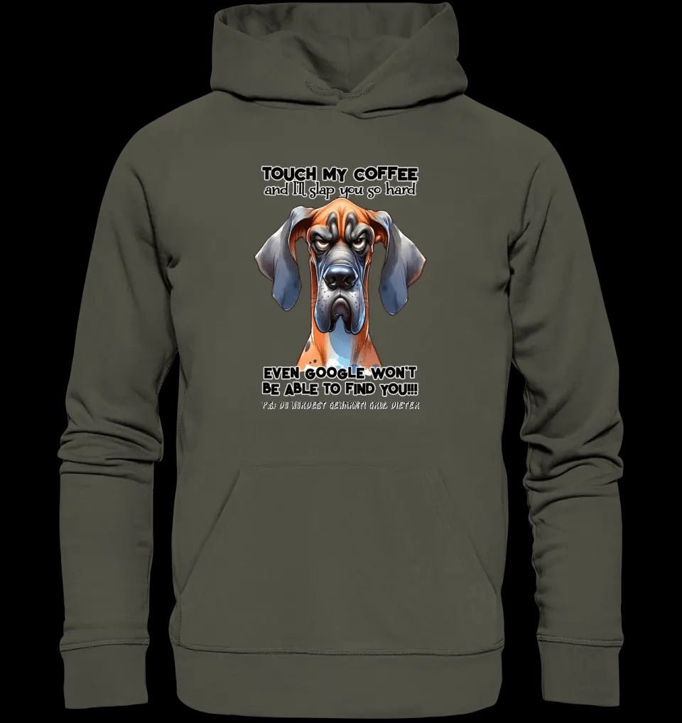 Coffee-Dog • Kaffee • Hund • Unisex Premium Hoodie XS-5XL aus Bio-Baumwolle für Damen & Herren • Exklusivdesign • personalisiert