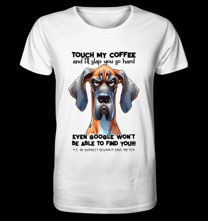 Coffee-Dog • Kaffee • Hund • Unisex Premium T-Shirt XS-5XL aus Bio-Baumwolle für Damen & Herren • Exklusivdesign • personalisiert