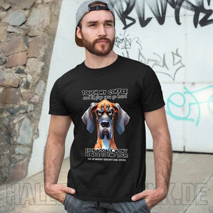 Coffee-Dog • Kaffee • Hund • Unisex Premium T-Shirt XS-5XL aus Bio-Baumwolle für Damen & Herren • Exklusivdesign • personalisiert