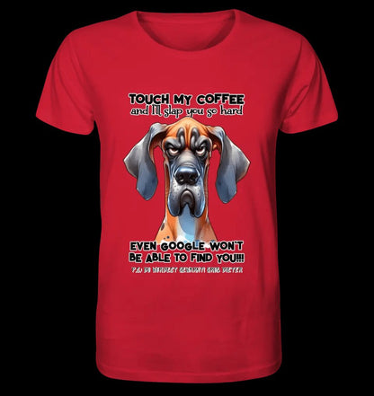 Coffee-Dog • Kaffee • Hund • Unisex Premium T-Shirt XS-5XL aus Bio-Baumwolle für Damen & Herren • Exklusivdesign • personalisiert