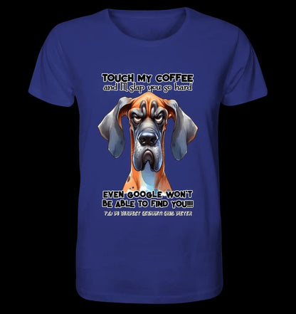 Coffee-Dog • Kaffee • Hund • Unisex Premium T-Shirt XS-5XL aus Bio-Baumwolle für Damen & Herren • Exklusivdesign • personalisiert