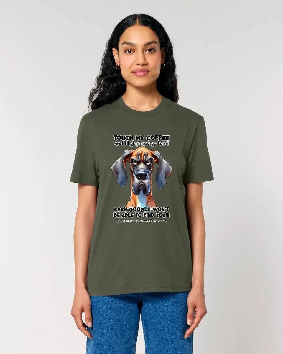 Coffee-Dog • Kaffee • Hund • Unisex Premium T-Shirt XS-5XL aus Bio-Baumwolle für Damen & Herren • Exklusivdesign • personalisiert