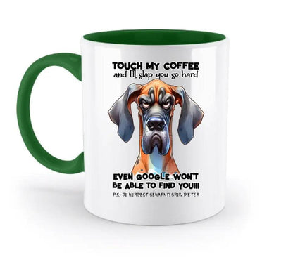 Coffee-Dog • Kaffee • Hund • zweifarbige Tasse • Exklusivdesign • personalisiert