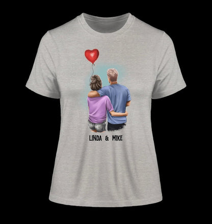 Couple Creator Ballon Love • Liebe • Beziehung • Paar Designer • Ladies Premium T-Shirt XS-2XL aus Bio-Baumwolle für Damen • Exklusivdesign • personalisiert • Motivauswahl • personalisierbar