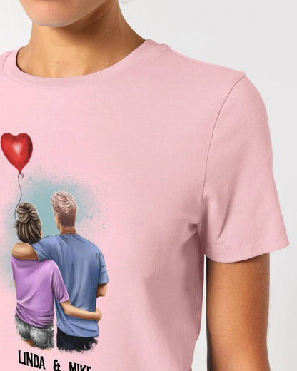 Couple Creator Ballon Love • Liebe • Beziehung • Paar Designer • Ladies Premium T-Shirt XS-2XL aus Bio-Baumwolle für Damen • Exklusivdesign • personalisiert • Motivauswahl • personalisierbar