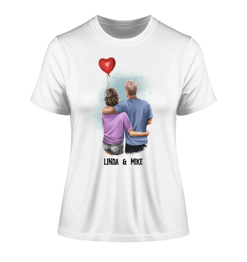 Couple Creator Ballon Love • Liebe • Beziehung • Paar Designer • Ladies Premium T-Shirt XS-2XL aus Bio-Baumwolle für Damen • Exklusivdesign • personalisiert • Motivauswahl • personalisierbar