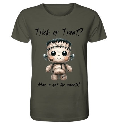 Cute Halloween • Wähle aus 20 Designs + Text • Unisex Premium T-Shirt XS-5XL aus Bio-Baumwolle für Damen & Herren • Exklusivdesign • personalisiert