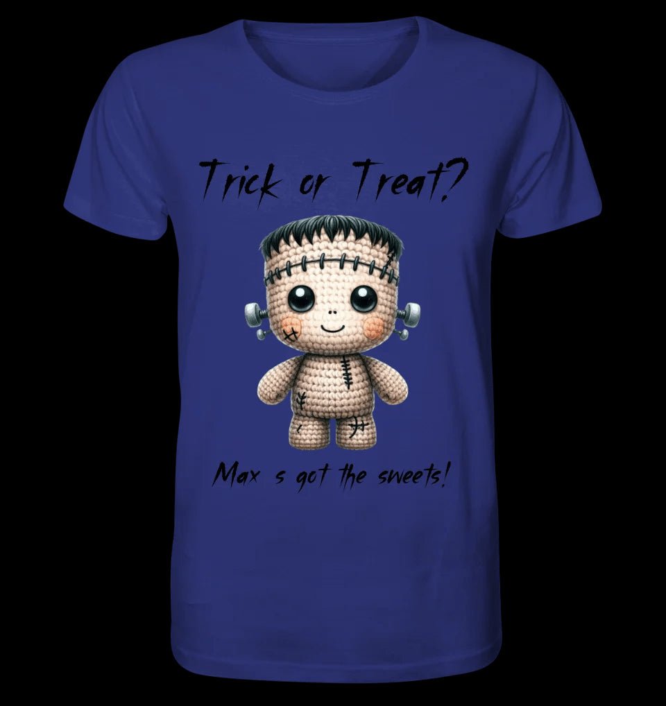 Cute Halloween • Wähle aus 20 Designs + Text • Unisex Premium T-Shirt XS-5XL aus Bio-Baumwolle für Damen & Herren • Exklusivdesign • personalisiert