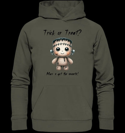 Cute Halloween • Wähle aus 20 Designs + Text • Unisex Premium Hoodie XS-5XL aus Bio-Baumwolle für Damen & Herren • Exklusivdesign • personalisiert