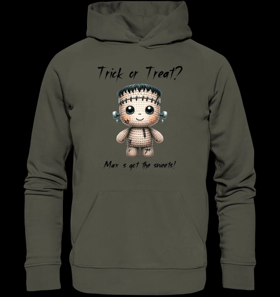 Cute Halloween • Wähle aus 20 Designs + Text • Unisex Premium Hoodie XS-5XL aus Bio-Baumwolle für Damen & Herren • Exklusivdesign • personalisiert