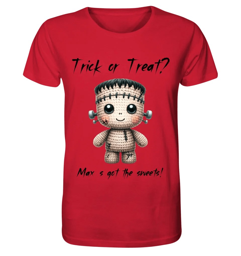 Cute Halloween • Wähle aus 20 Designs + Text • Unisex Premium T-Shirt XS-5XL aus Bio-Baumwolle für Damen & Herren • Exklusivdesign • personalisiert