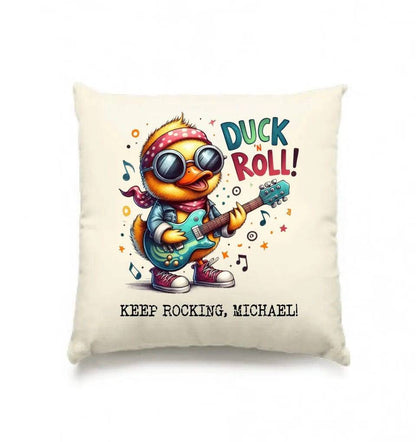 DUCK ´N ROLL • Ente • Kissen 40x40 cm • Exklusivdesign • personalisiert