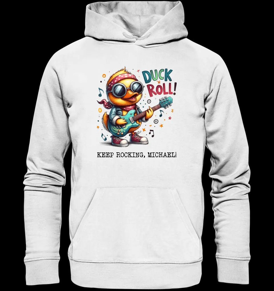 DUCK ´N ROLL • Ente • Unisex Premium Hoodie XS-5XL aus Bio-Baumwolle für Damen & Herren • Exklusivdesign • personalisiert