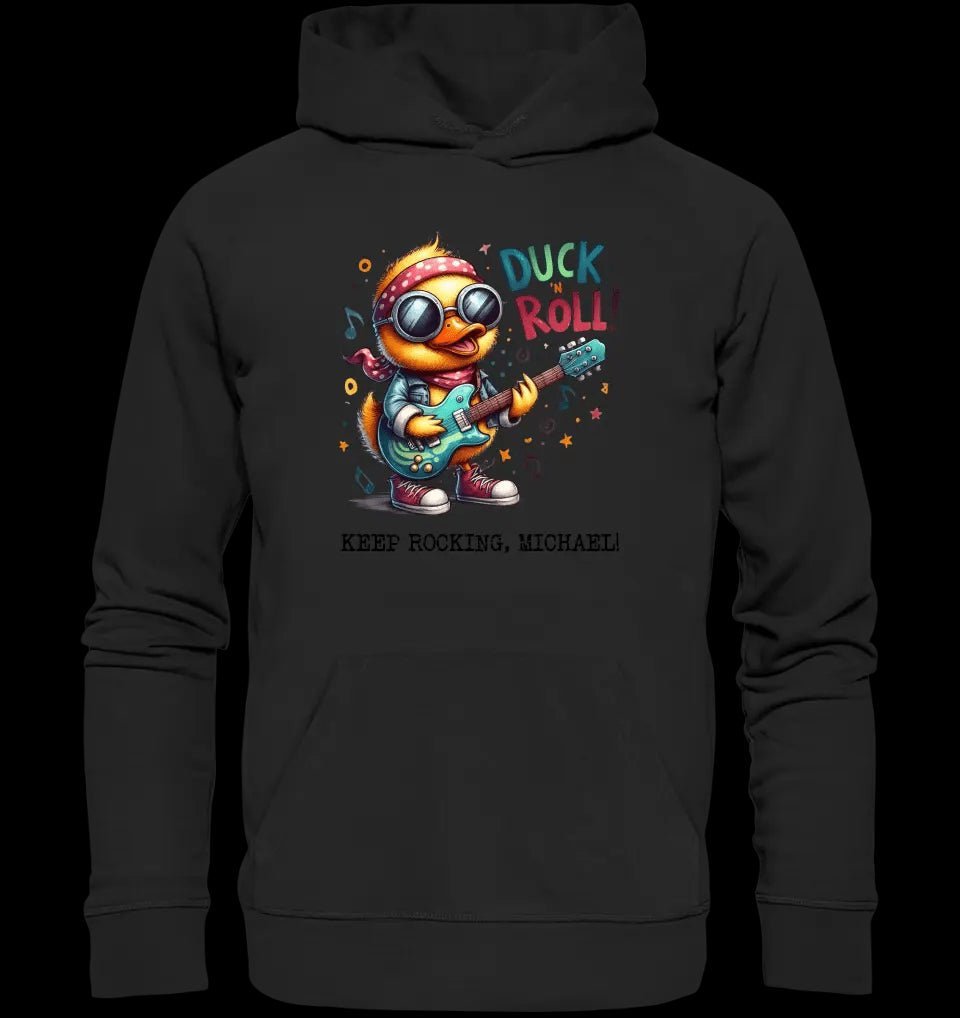 DUCK ´N ROLL • Ente • Unisex Premium Hoodie XS-5XL aus Bio-Baumwolle für Damen & Herren • Exklusivdesign • personalisiert