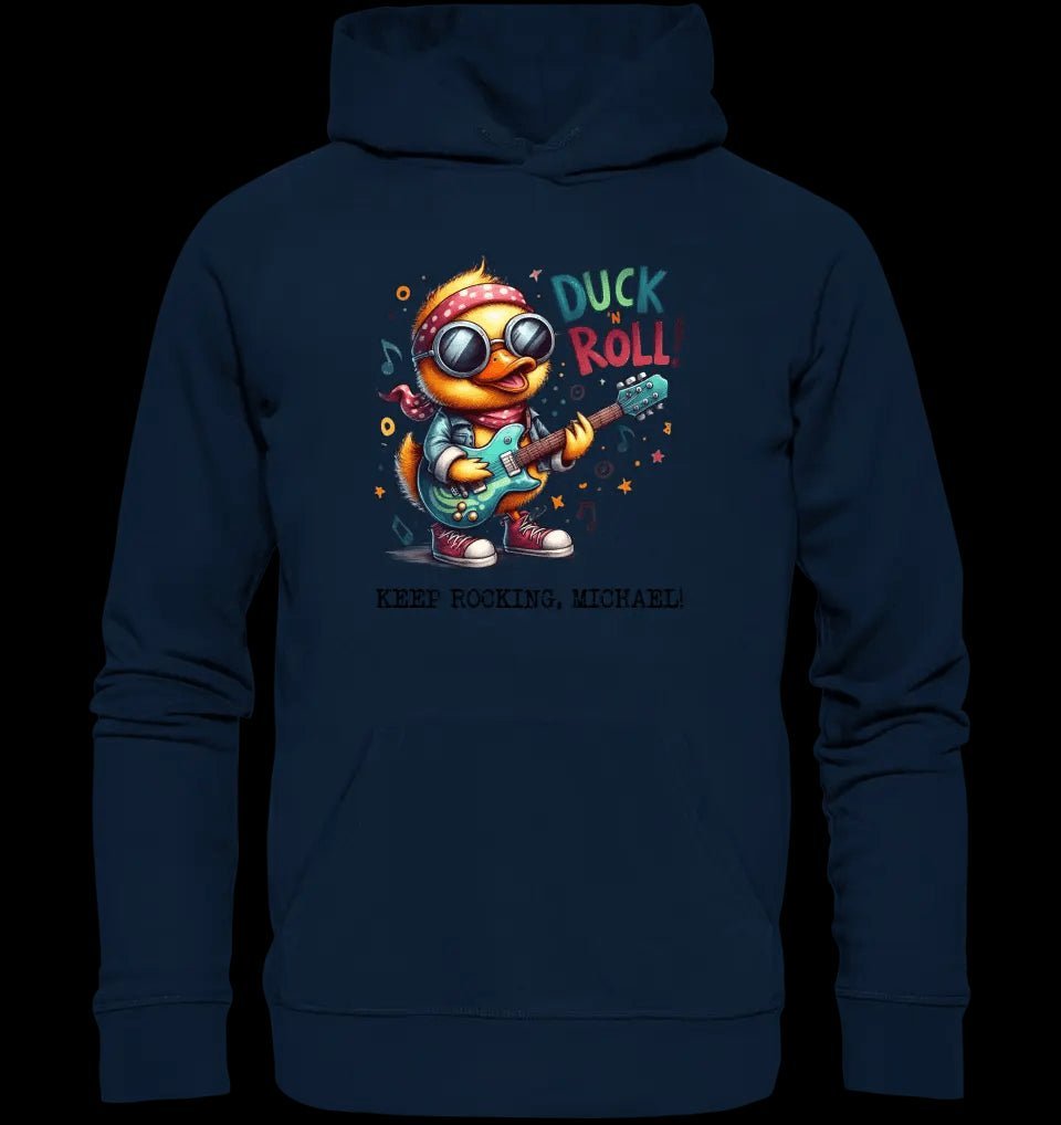 DUCK ´N ROLL • Ente • Unisex Premium Hoodie XS-5XL aus Bio-Baumwolle für Damen & Herren • Exklusivdesign • personalisiert