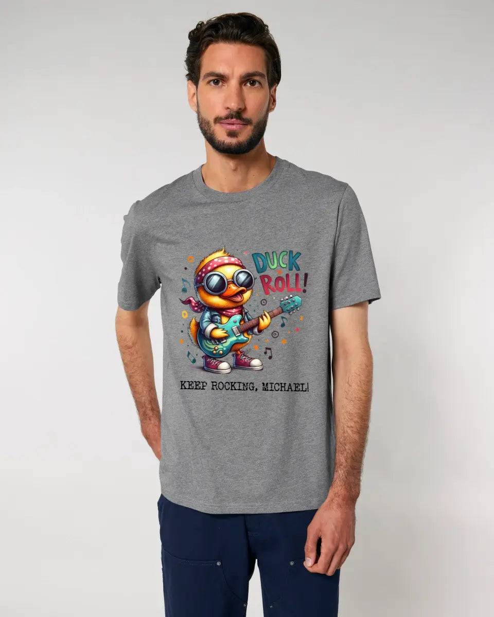 DUCK ´N ROLL • Ente • Unisex Premium T-Shirt XS-5XL aus Bio-Baumwolle für Damen & Herren • Exklusivdesign • personalisiert