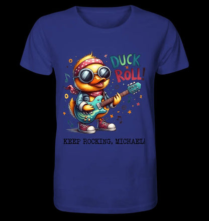 DUCK ´N ROLL • Ente • Unisex Premium T-Shirt XS-5XL aus Bio-Baumwolle für Damen & Herren • Exklusivdesign • personalisiert