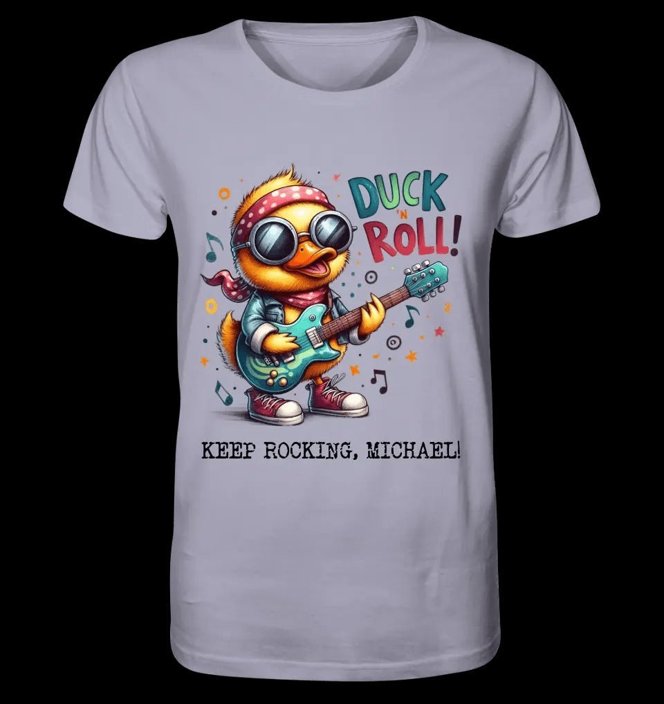 DUCK ´N ROLL • Ente • Unisex Premium T-Shirt XS-5XL aus Bio-Baumwolle für Damen & Herren • Exklusivdesign • personalisiert