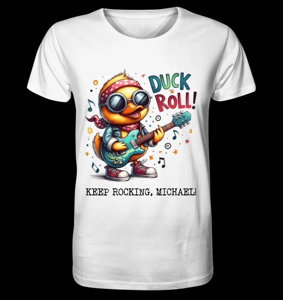 DUCK ´N ROLL • Ente • Unisex Premium T-Shirt XS-5XL aus Bio-Baumwolle für Damen & Herren • Exklusivdesign • personalisiert