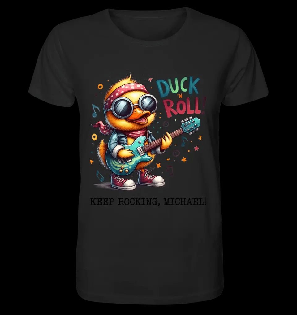 DUCK ´N ROLL • Ente • Unisex Premium T-Shirt XS-5XL aus Bio-Baumwolle für Damen & Herren • Exklusivdesign • personalisiert