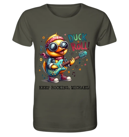 DUCK ´N ROLL • Ente • Unisex Premium T-Shirt XS-5XL aus Bio-Baumwolle für Damen & Herren • Exklusivdesign • personalisiert