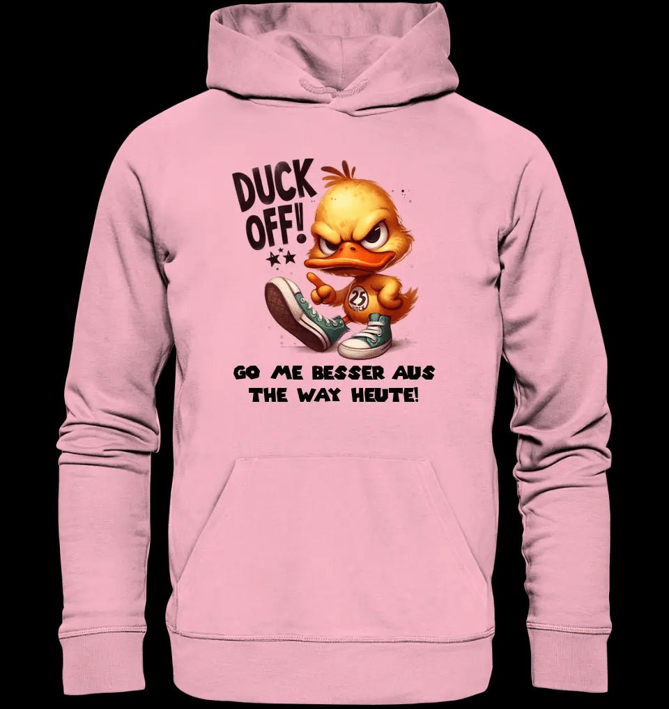 DUCK OFF • ENTE • Unisex Premium Hoodie XS-5XL aus Bio-Baumwolle für Damen & Herren • Exklusivdesign • personalisiert