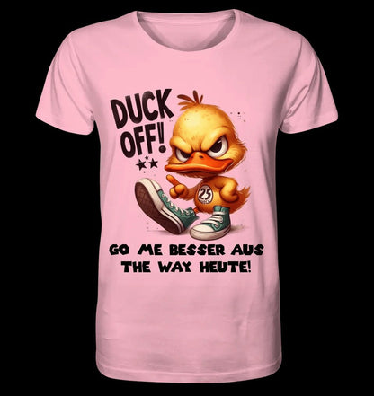 DUCK OFF • ENTE • Unisex Premium T-Shirt XS-5XL aus Bio-Baumwolle für Damen & Herren • Exklusivdesign • personalisiert