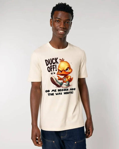 DUCK OFF • ENTE • Unisex Premium T-Shirt XS-5XL aus Bio-Baumwolle für Damen & Herren • Exklusivdesign • personalisiert