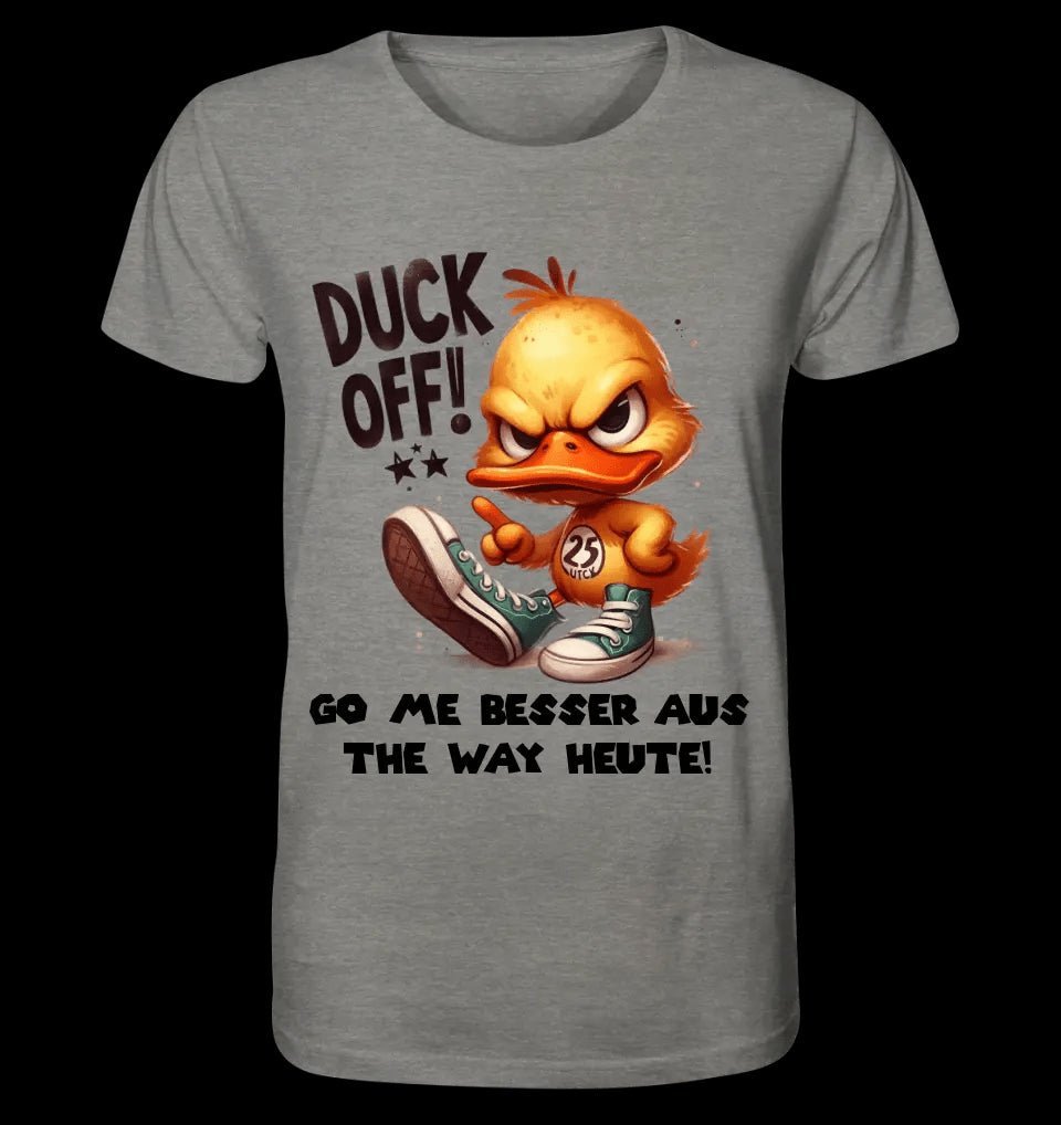 DUCK OFF • ENTE • Unisex Premium T-Shirt XS-5XL aus Bio-Baumwolle für Damen & Herren • Exklusivdesign • personalisiert