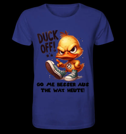 DUCK OFF • ENTE • Unisex Premium T-Shirt XS-5XL aus Bio-Baumwolle für Damen & Herren • Exklusivdesign • personalisiert