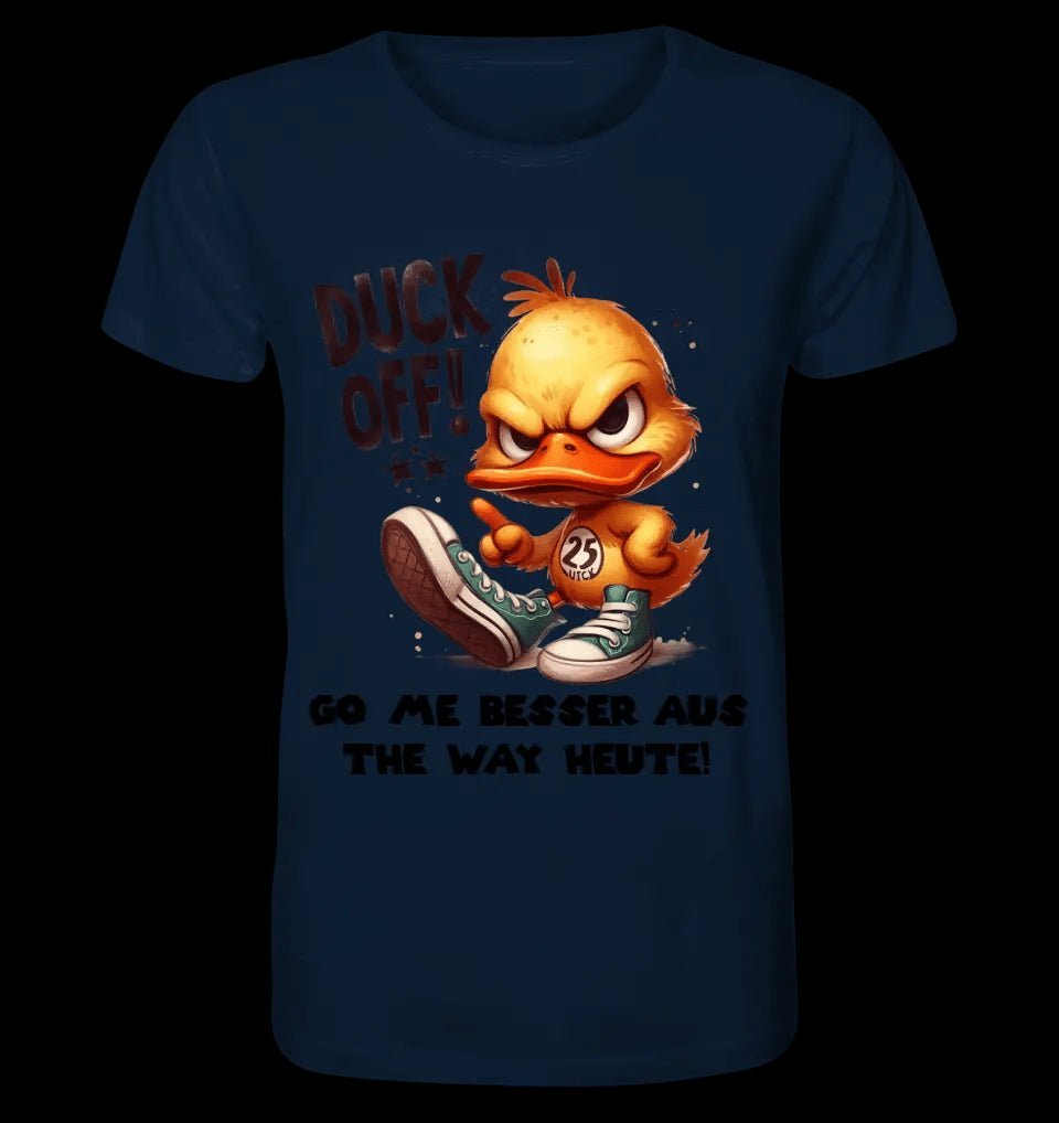 DUCK OFF • ENTE • Unisex Premium T-Shirt XS-5XL aus Bio-Baumwolle für Damen & Herren • Exklusivdesign • personalisiert