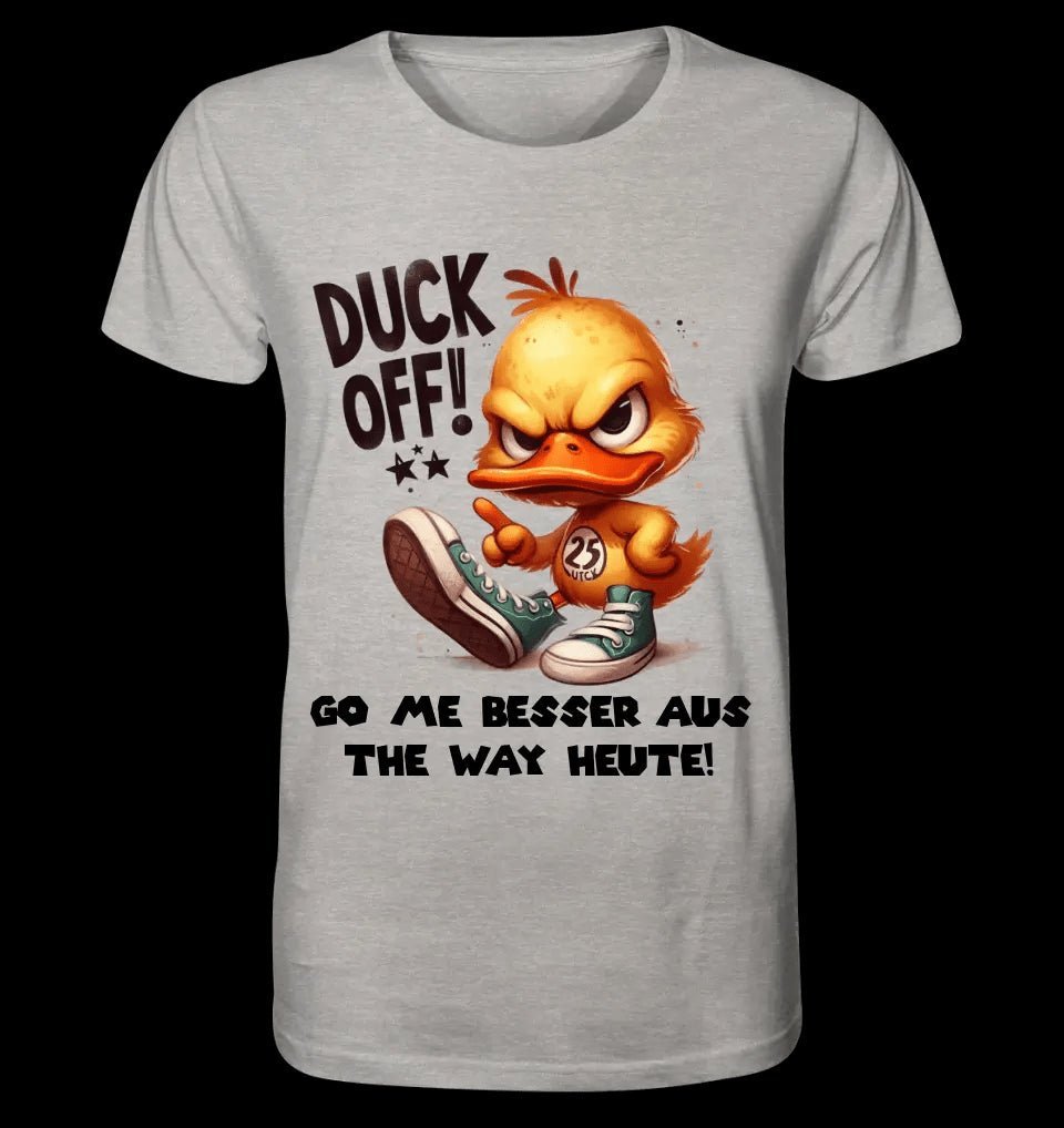 DUCK OFF • ENTE • Unisex Premium T-Shirt XS-5XL aus Bio-Baumwolle für Damen & Herren • Exklusivdesign • personalisiert