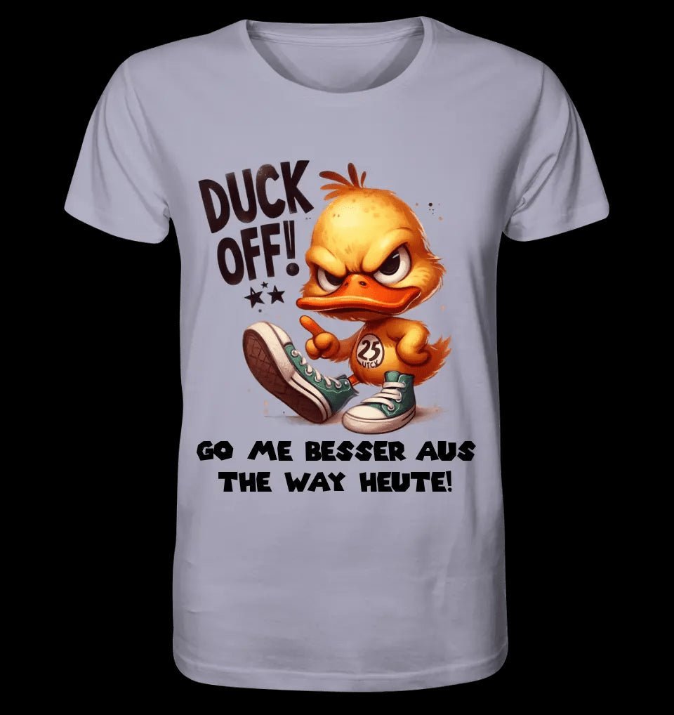 DUCK OFF • ENTE • Unisex Premium T-Shirt XS-5XL aus Bio-Baumwolle für Damen & Herren • Exklusivdesign • personalisiert