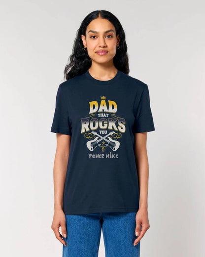 Dad that rocks you • Unisex Premium T-Shirt XS-5XL aus Bio-Baumwolle für Herren & Damen • personalisiert • Motivprodukt