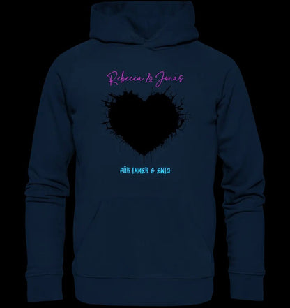 Dein Bild im "Wild-Heart" Design • Unisex Premium Hoodie XS-5XL aus Bio-Baumwolle für Damen & Herren