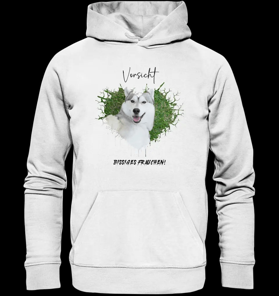 Dein Bild im "Wild-Heart" Design • Unisex Premium Hoodie XS-5XL aus Bio-Baumwolle für Damen & Herren