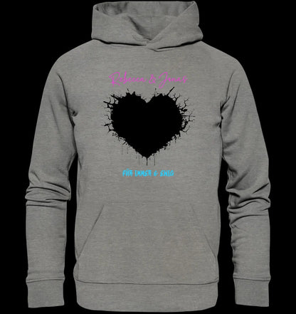 Dein Bild im "Wild-Heart" Design • Unisex Premium Hoodie XS-5XL aus Bio-Baumwolle für Damen & Herren