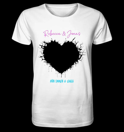 Dein Bild im "Wild-Heart" Design personalisierbar - Unisex Premium T-Shirt XS-5XL aus Bio-Baumwolle für Damen & Herren