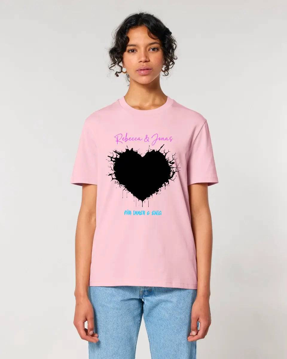 Dein Bild im "Wild-Heart" Design personalisierbar - Unisex Premium T-Shirt XS-5XL aus Bio-Baumwolle für Damen & Herren