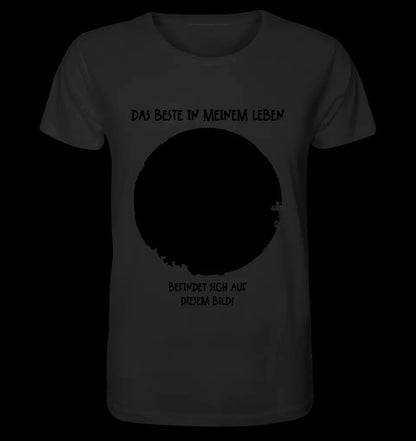 Dein Bild in Kreisform + Text • Unisex Premium T-Shirt XS-5XL aus Bio-Baumwolle für Damen & Herren • Exklusivdesign • personalisiert