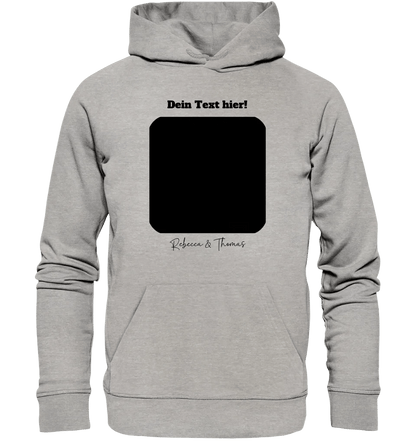 Dein Bild in viereckiger Form - Unisex Premium Hoodie XS-5XL aus Bio-Baumwolle für Damen & Herren • Fotogeschenk • personalisiert