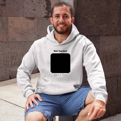 Dein Bild in viereckiger Form - Unisex Premium Hoodie XS-5XL aus Bio-Baumwolle für Damen & Herren • Fotogeschenk • personalisiert