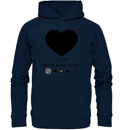 Dein Bild mit Spotify QR Code • Unisex Premium Hoodie XS-5XL aus Bio-Baumwolle für Damen & Herren