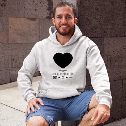 Dein Bild mit Spotify QR Code • Unisex Premium Hoodie XS-5XL aus Bio-Baumwolle für Damen & Herren