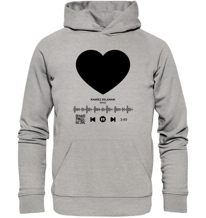 Dein Bild mit Spotify QR Code • Unisex Premium Hoodie XS-5XL aus Bio-Baumwolle für Damen & Herren