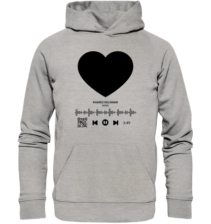 Dein Bild mit Spotify QR Code • Unisex Premium Hoodie XS-5XL aus Bio-Baumwolle für Damen & Herren